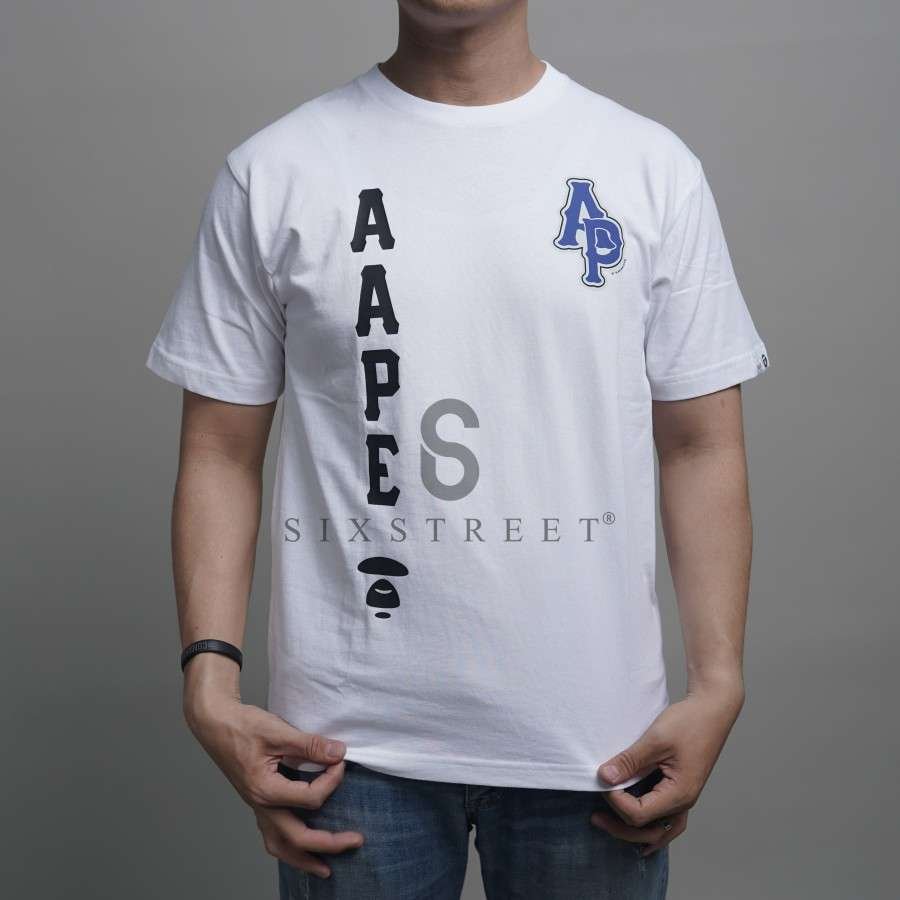 AAPE Tee Horizontal Logo White
