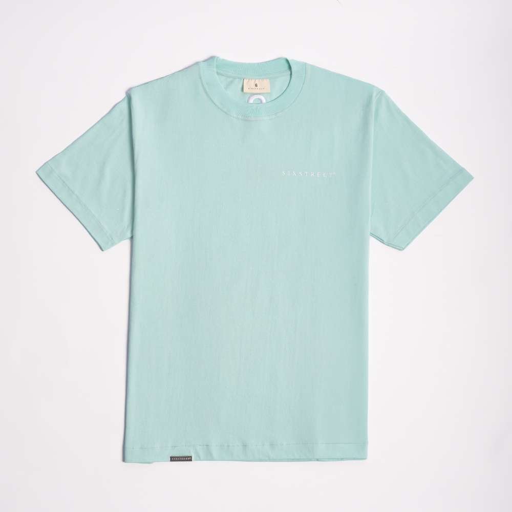 SIXSTREET Tee Classic Logo Seafoam