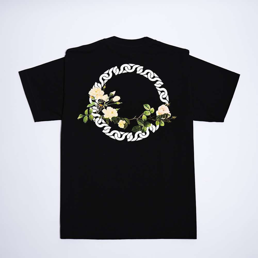 SIXSTREET Tee Etheral Bloom Black