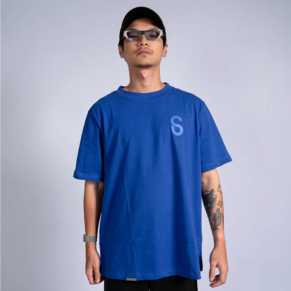 SIXSTREET Tee Sixchain Royal Blue