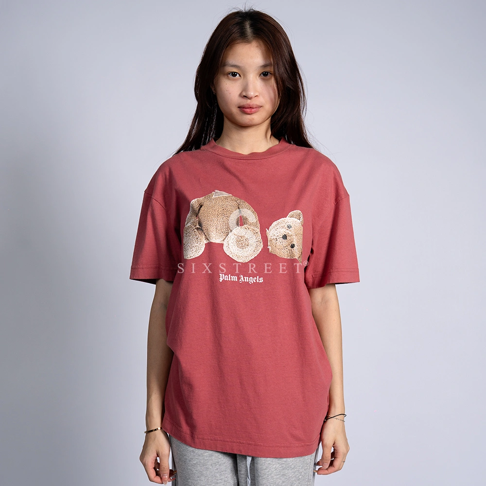 PALM ANGELS Tee Classic Bear Pink
