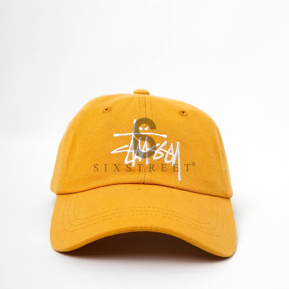 STUSSY Cap Big Logo Low Pro Gold