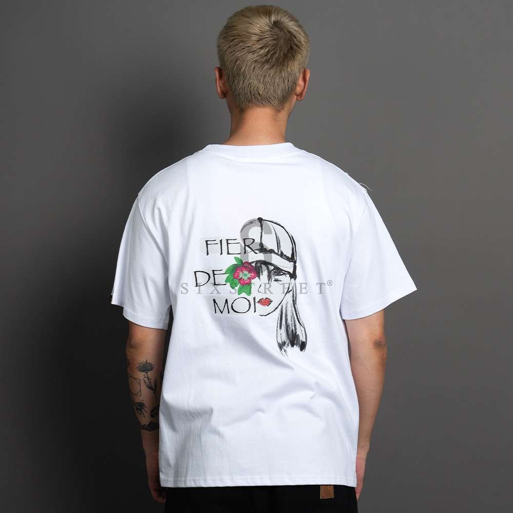 FIER DE MOI Tee Sketch Girl White