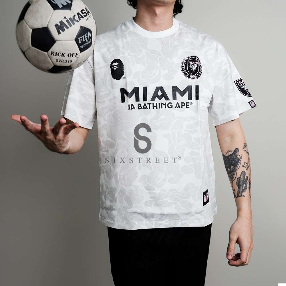 BAPE Tee x Inter Miami CF Camo White