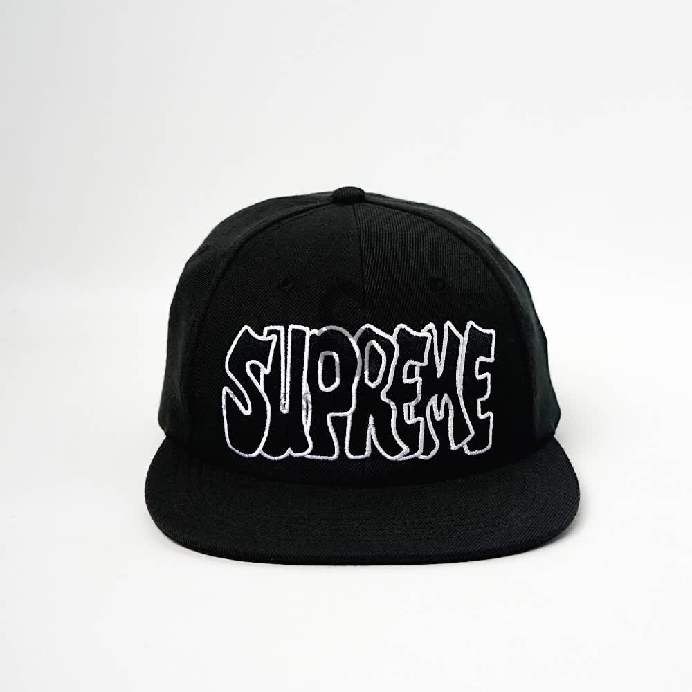 SUPREME Cap Creep 6 Panel Black