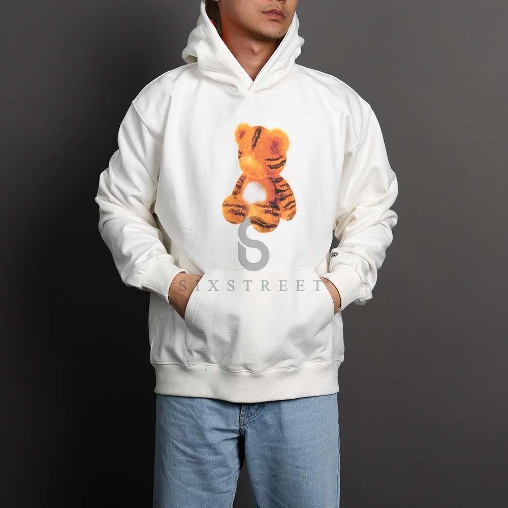 ADLV Hoodie x HOSHI Tiger Figure Cream