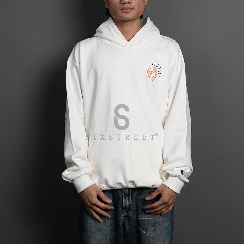 ADLV Hoodie x HOSHI Tiger Sketch Cream