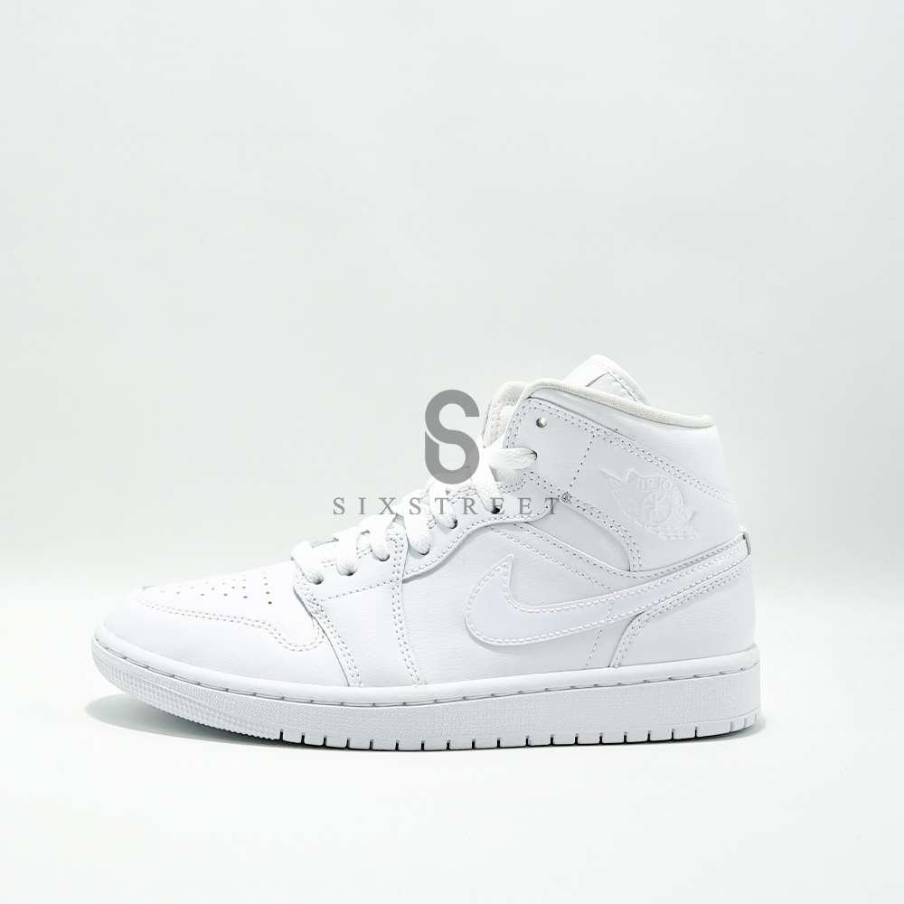 JORDAN 1 Mid Triple White 554724136