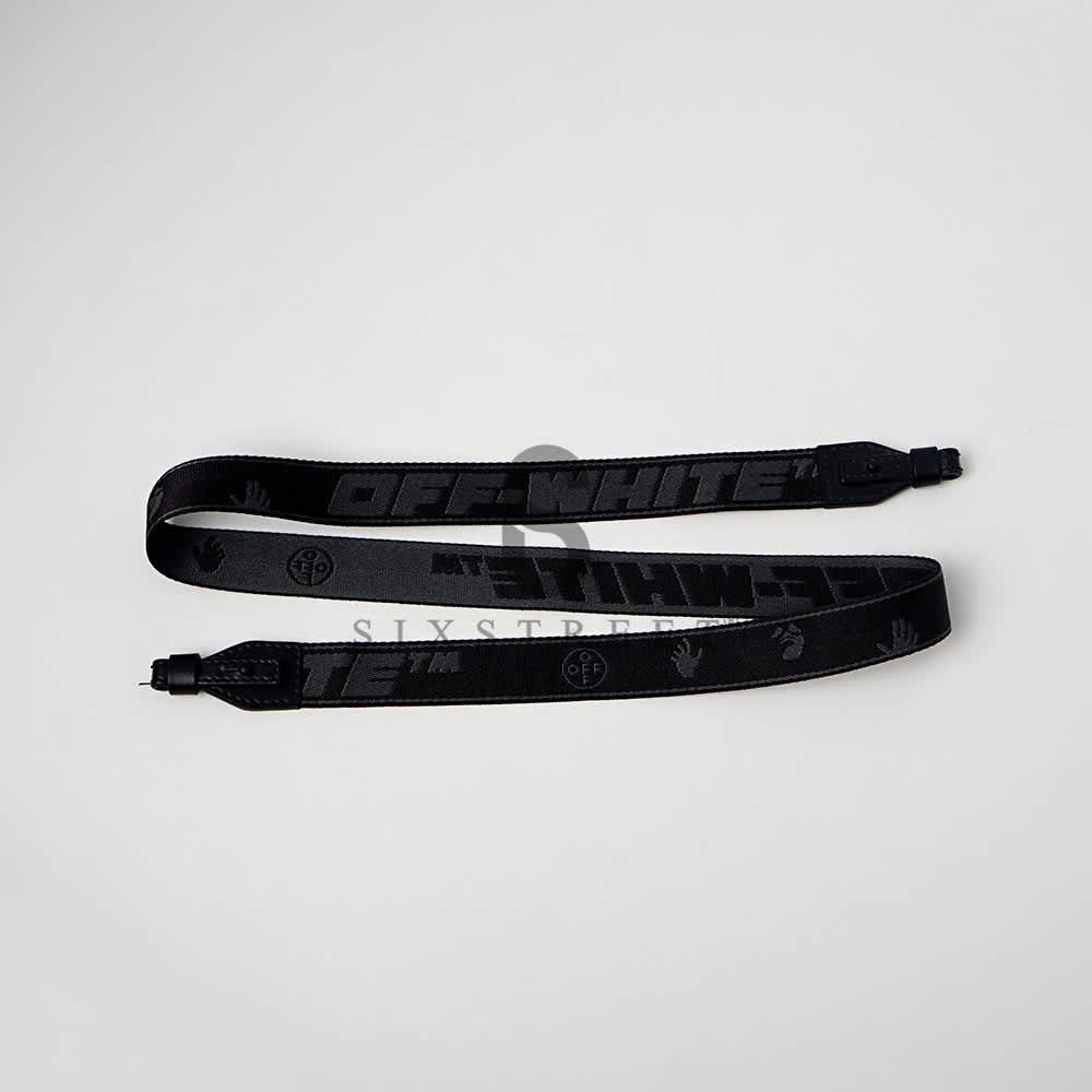 OFF WHITE Mask Industrial Belt Black