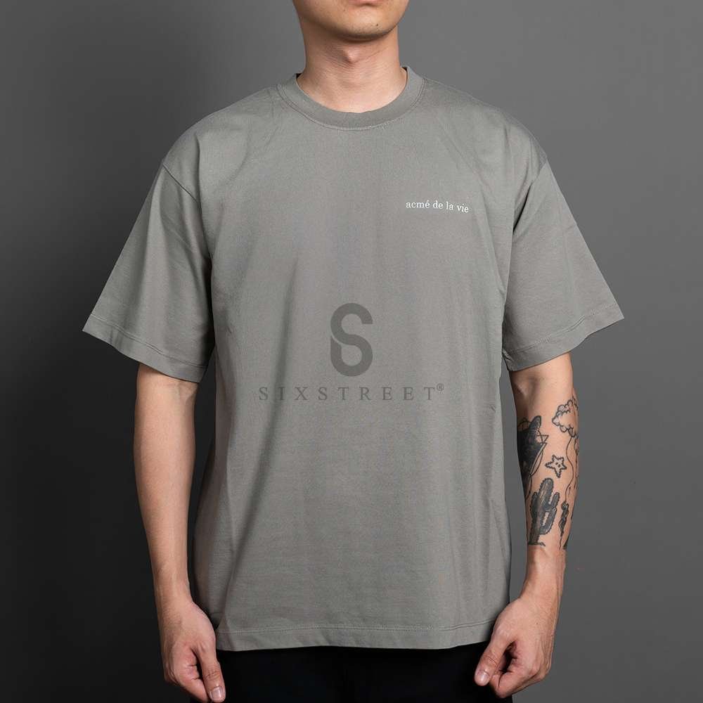 ADLV Tee Basic Logo BIO Washing Cocoa