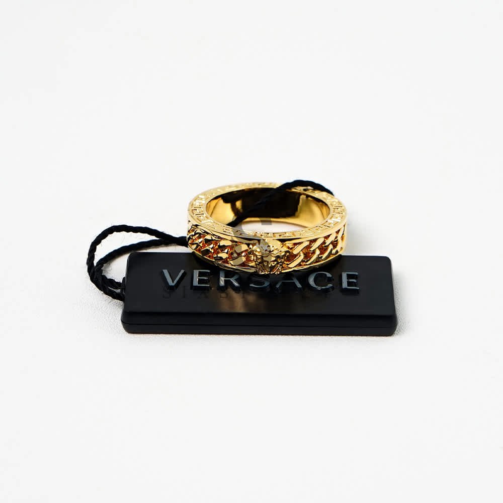 VERSACE Ring Gold Chain Band