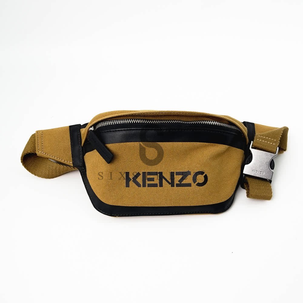 KENZO Waistbag Canvas Khaki FW20