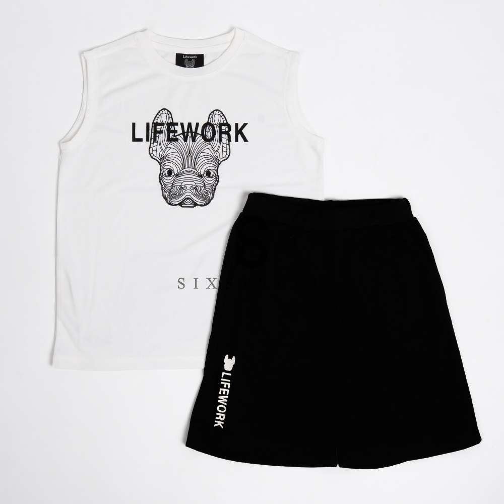 LIFEWORK KIDS Set Shine Ladok White Black