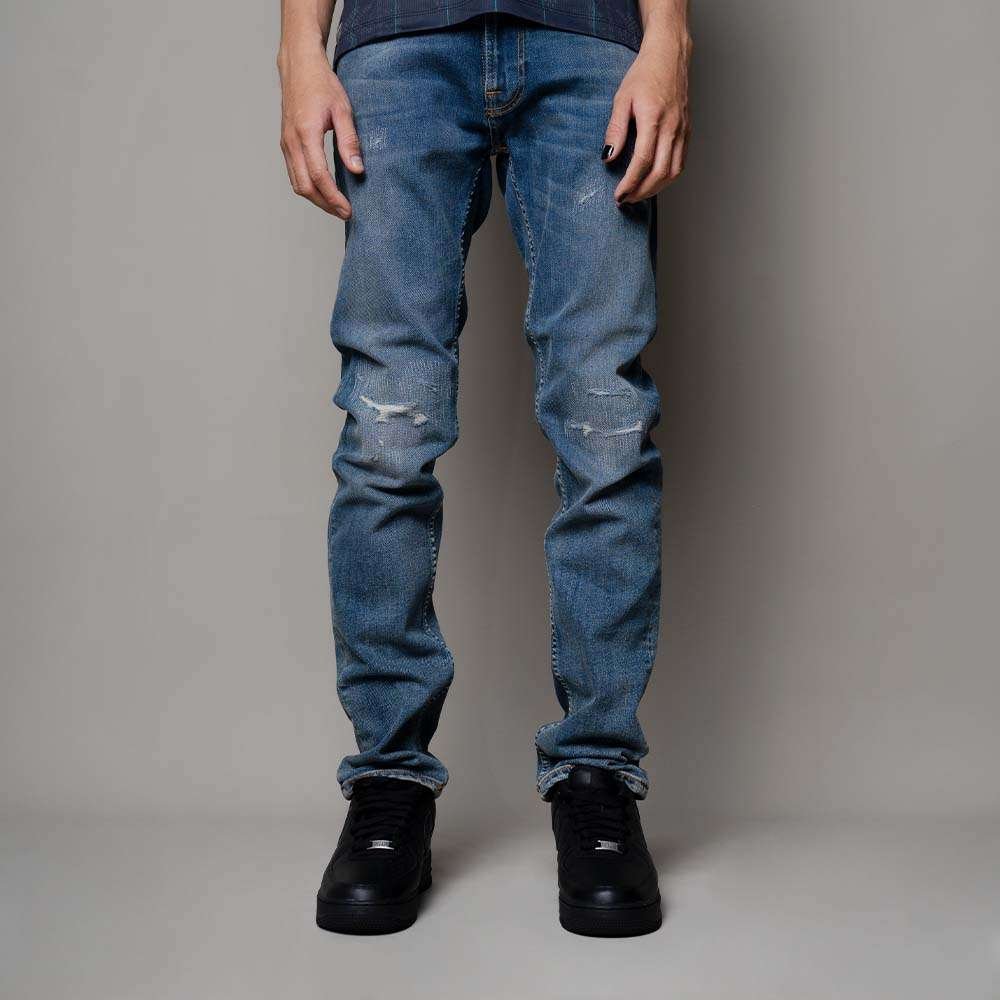 NUDIE Jeans Thin Finn Rumbling Blues Slim Fit