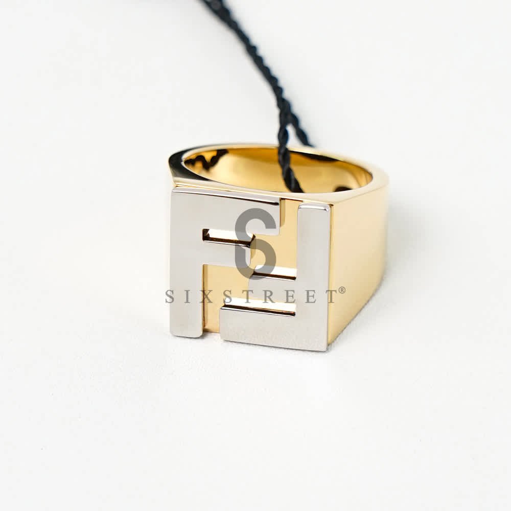 FENDI Ring Gold Silver Forever Fendi Signet
