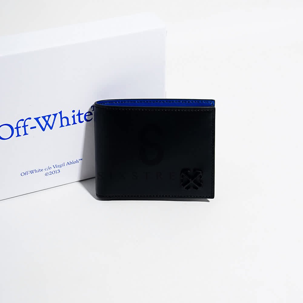 OFF WHITE Wallet Bifold Jitney Black