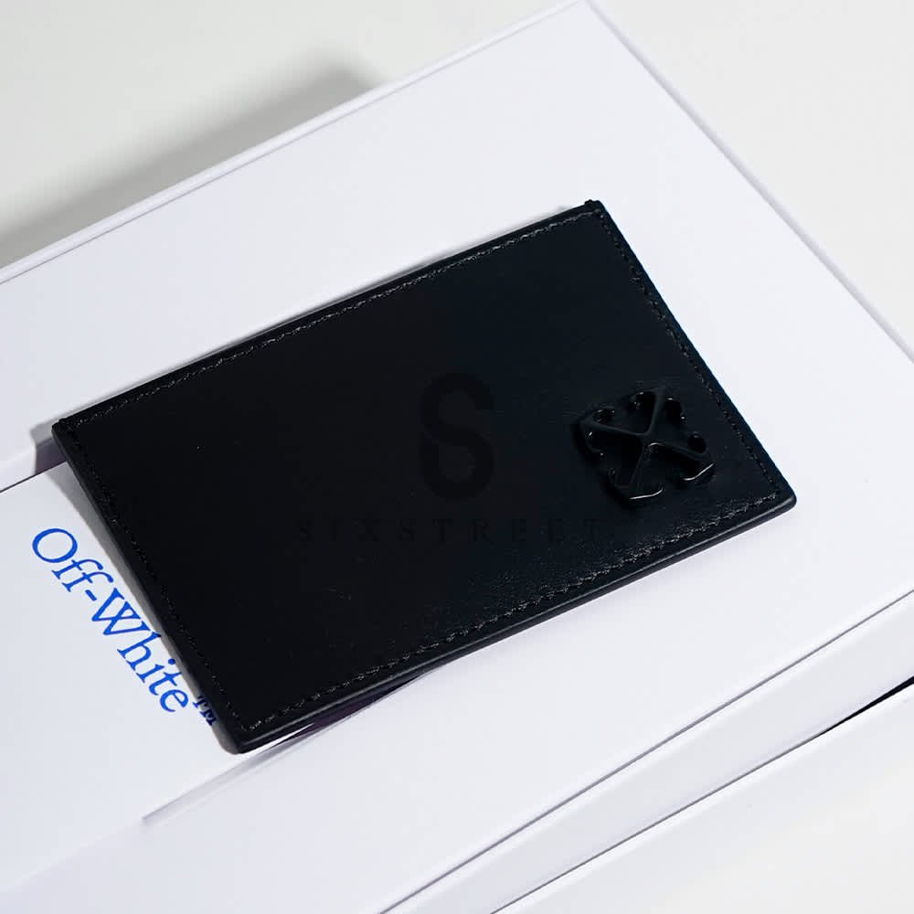 OFF WHITE Cardholder Jitney Simple Black