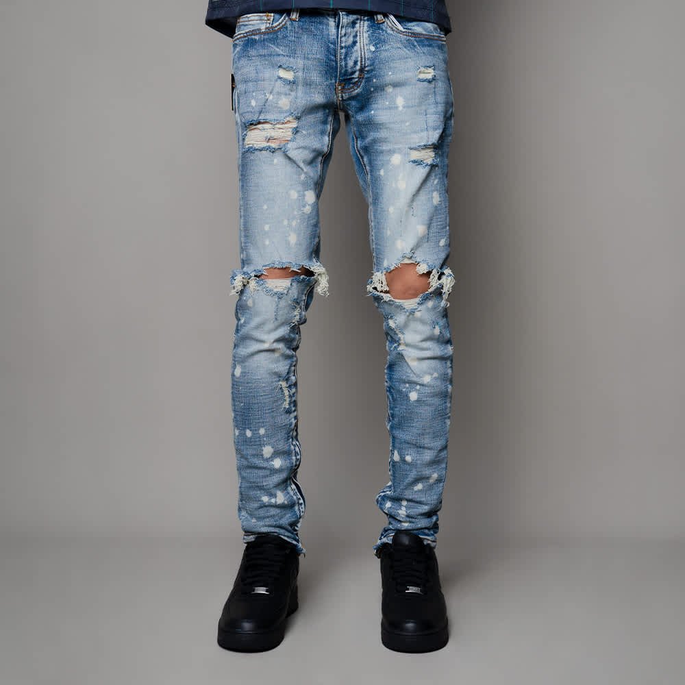 MNML M1 Splash Stretch Denim Blue