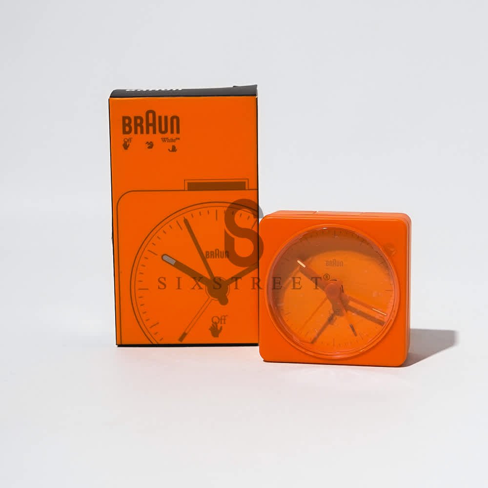 OFF WHITE Alarm Clock Virgil Abloh Braun Orange