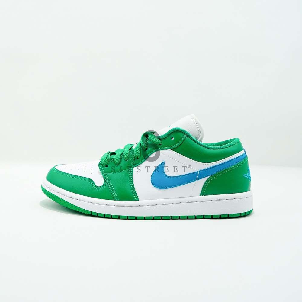 JORDAN 1 Low Lucky Green Aquatone W DC0774 304