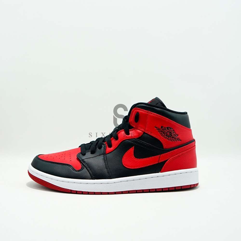 JORDAN 1 Mid Banned Gym Red 554724074