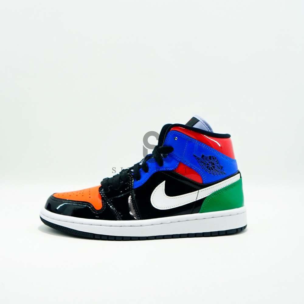 JORDAN 1 Mid SE Black Multicolor W CV5276001