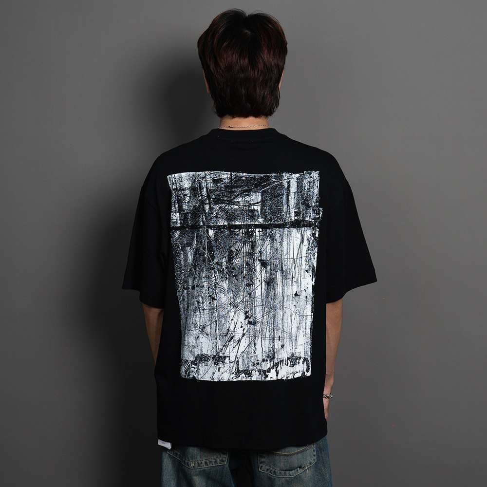 OFF WHITE Tee Scratch Tab Skate Black