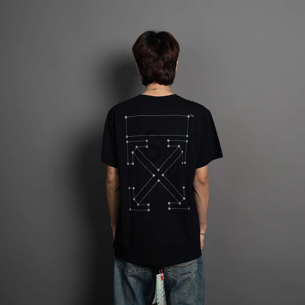OFF WHITE Tee Orion Sign Black