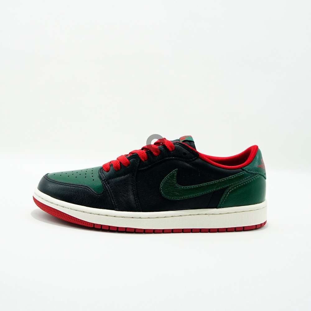 JORDAN 1 Low Retro OG Gorge Green Varsity Red W CZ0775 036