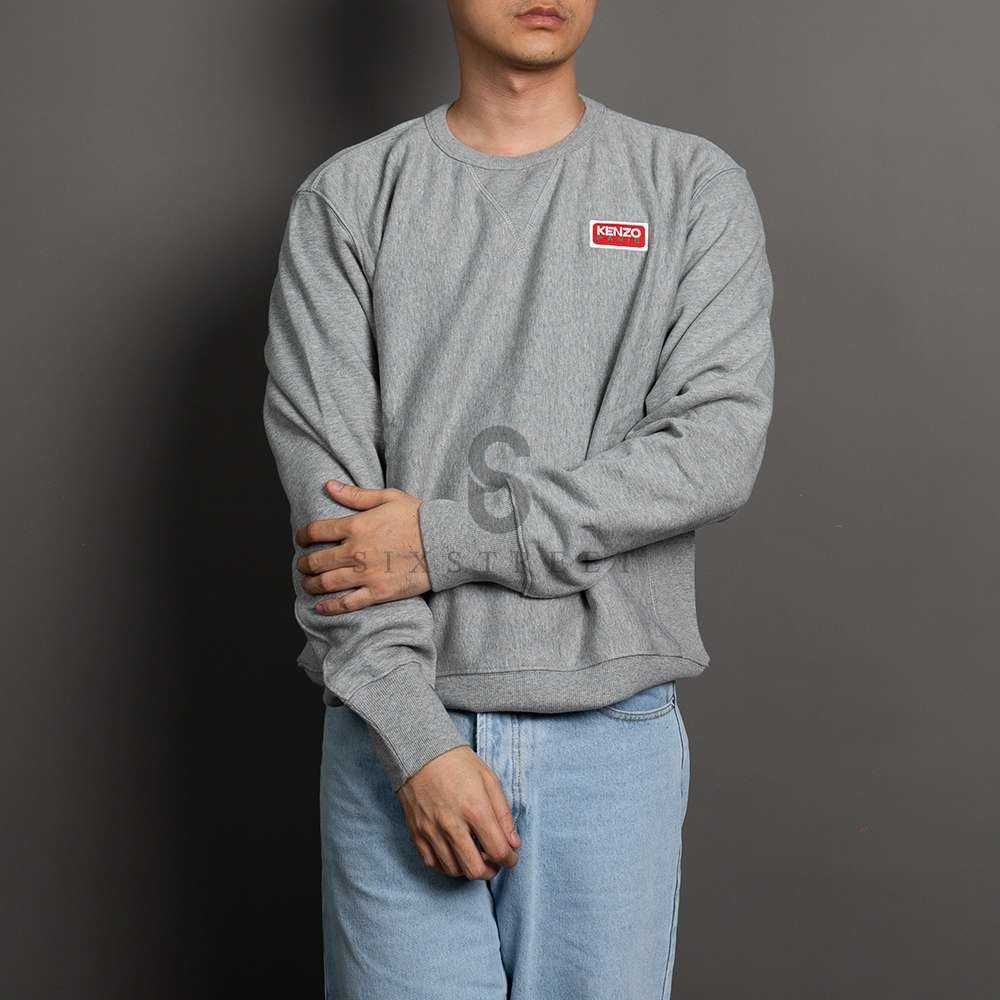 KENZO Sweater Paris Logo Grey