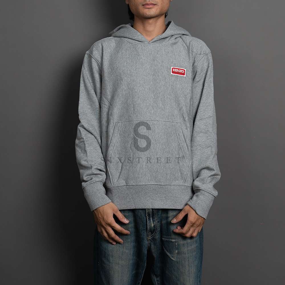 KENZO Hoodie Paris Logo Grey