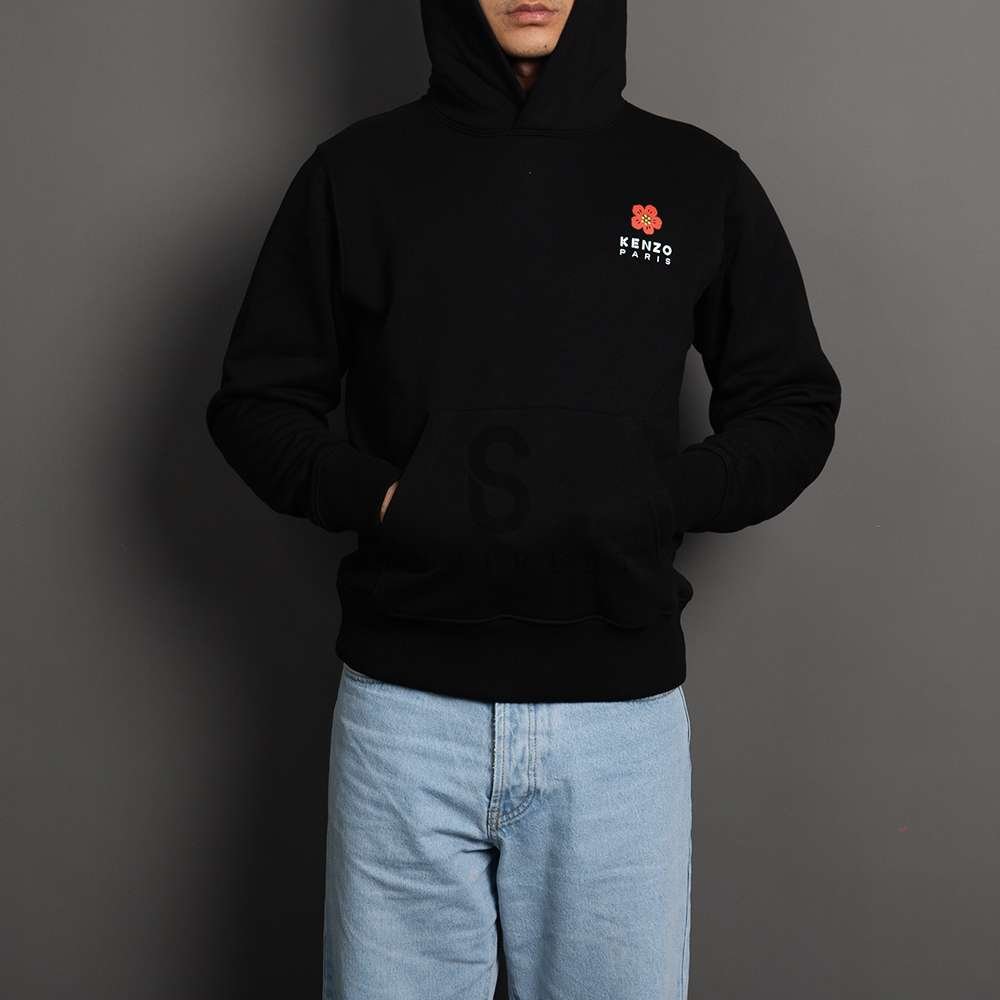 KENZO Hoodie Boke Flower Crest Black