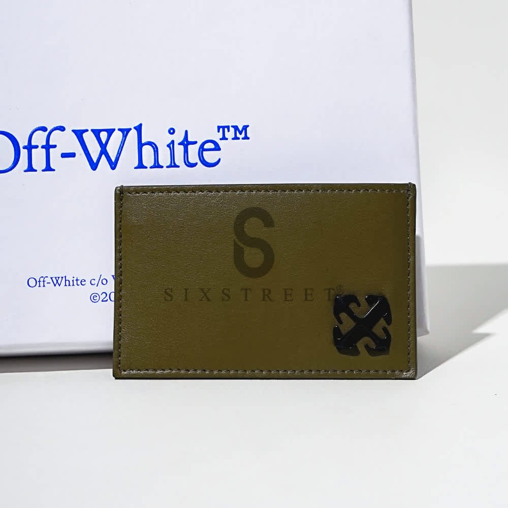 OFF WHITE Cardholder Jitney Simple Military
