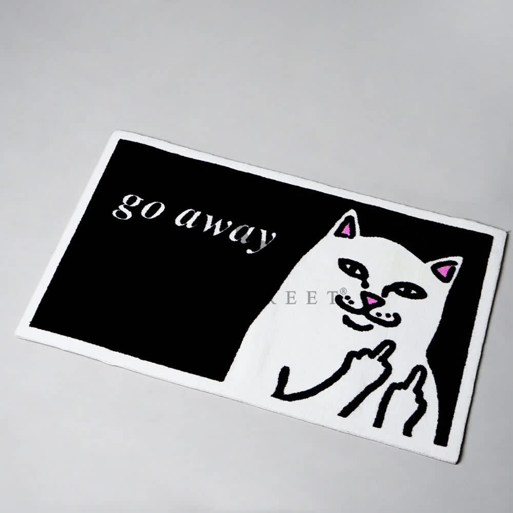 RIPNDIP Rug Go Away Black