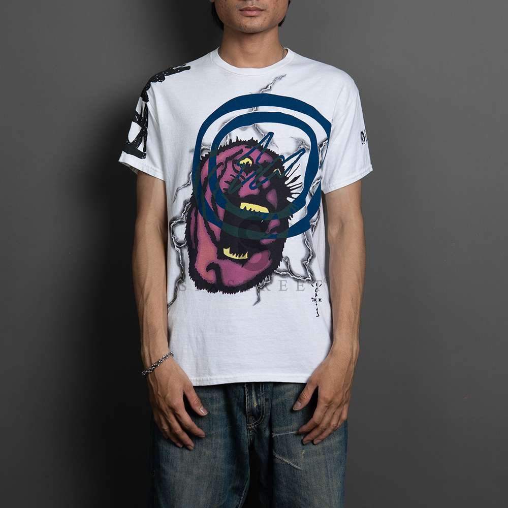 TRAVIS SCOTT Tee Fragment Sunrise White