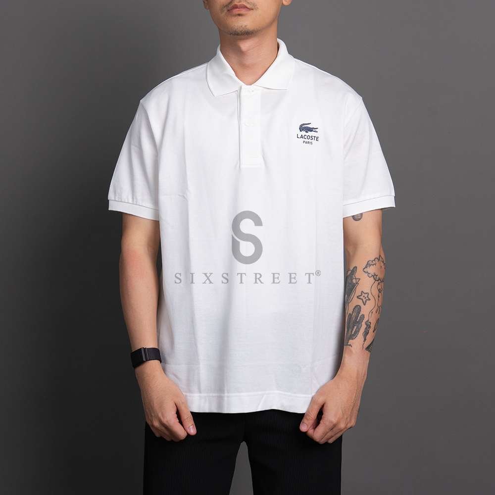 LACOSTE Polo Shirt L.12.12 Branded Classic Fit White