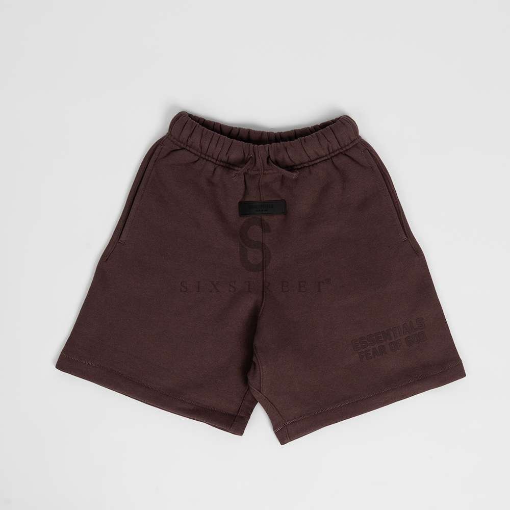 ESSENTIAL KIDS Sweatshort 3D Silicon Plum