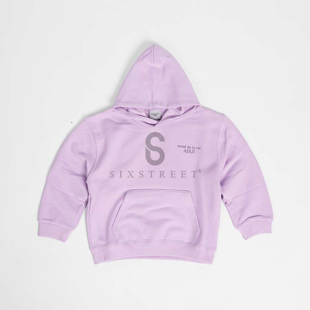 ADLV KIDS Hoodie Basic Logo Light Purple