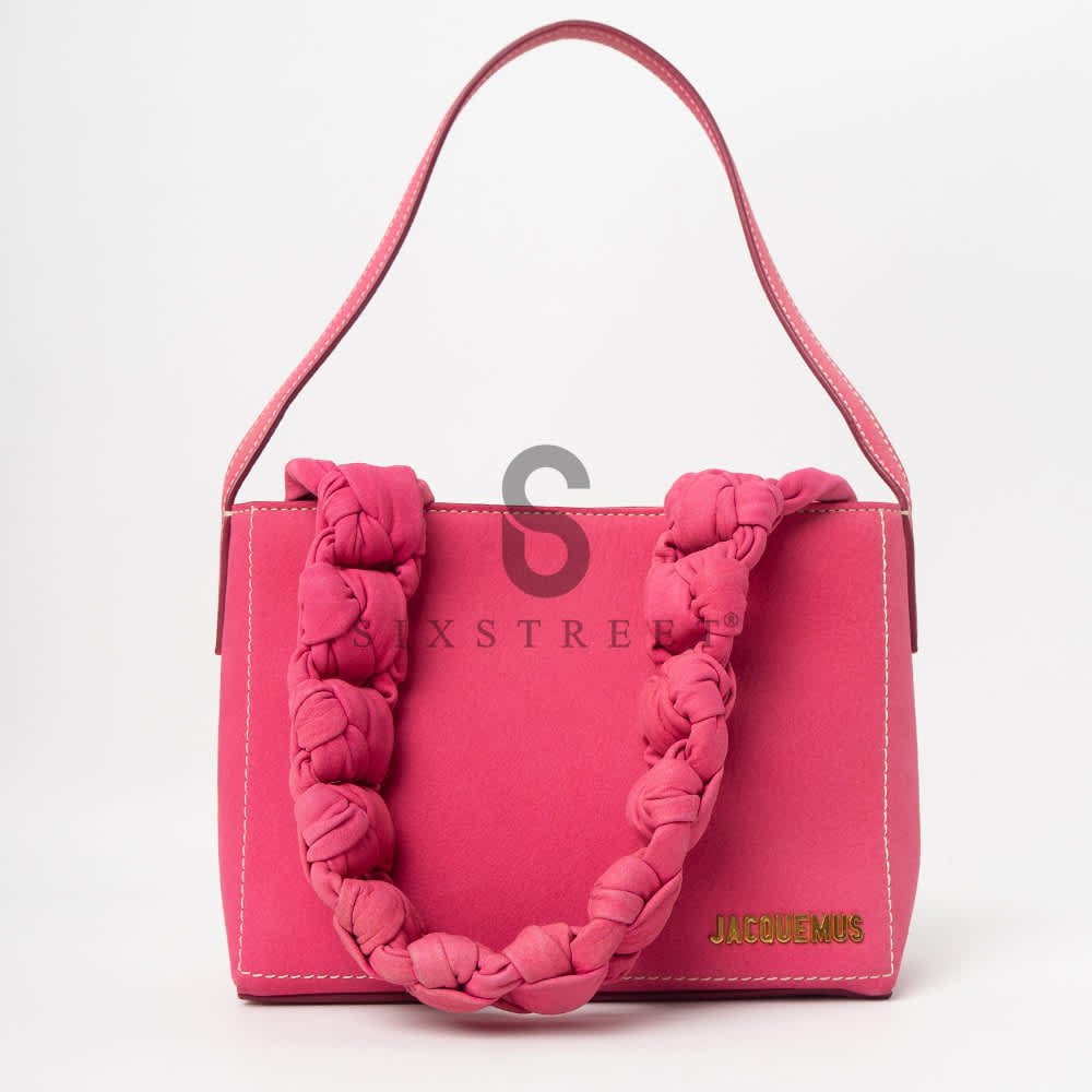 JACQUEMUS Tote Le Sac Noeud Pink