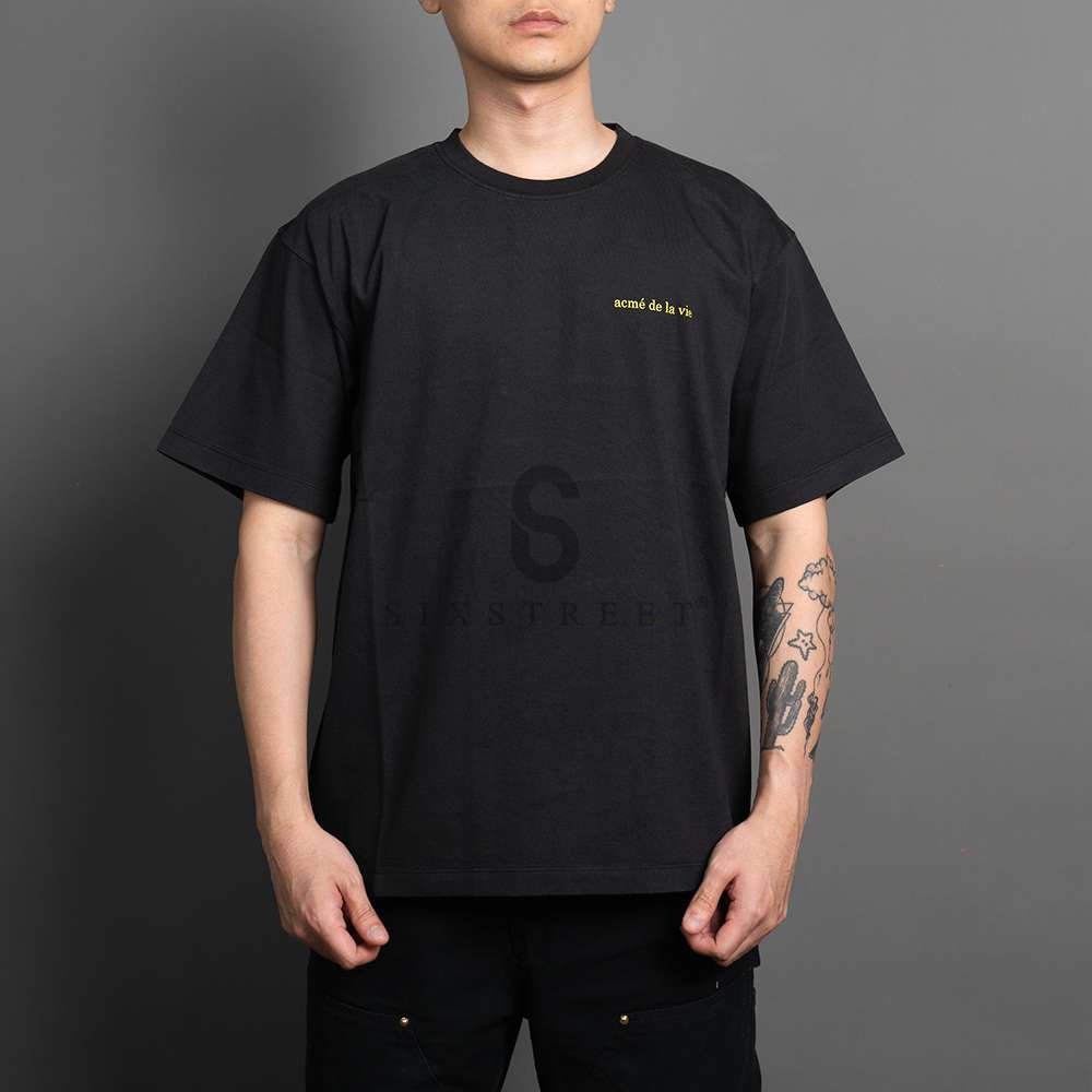 ADLV Tee Basic Logo BIO Washing Black