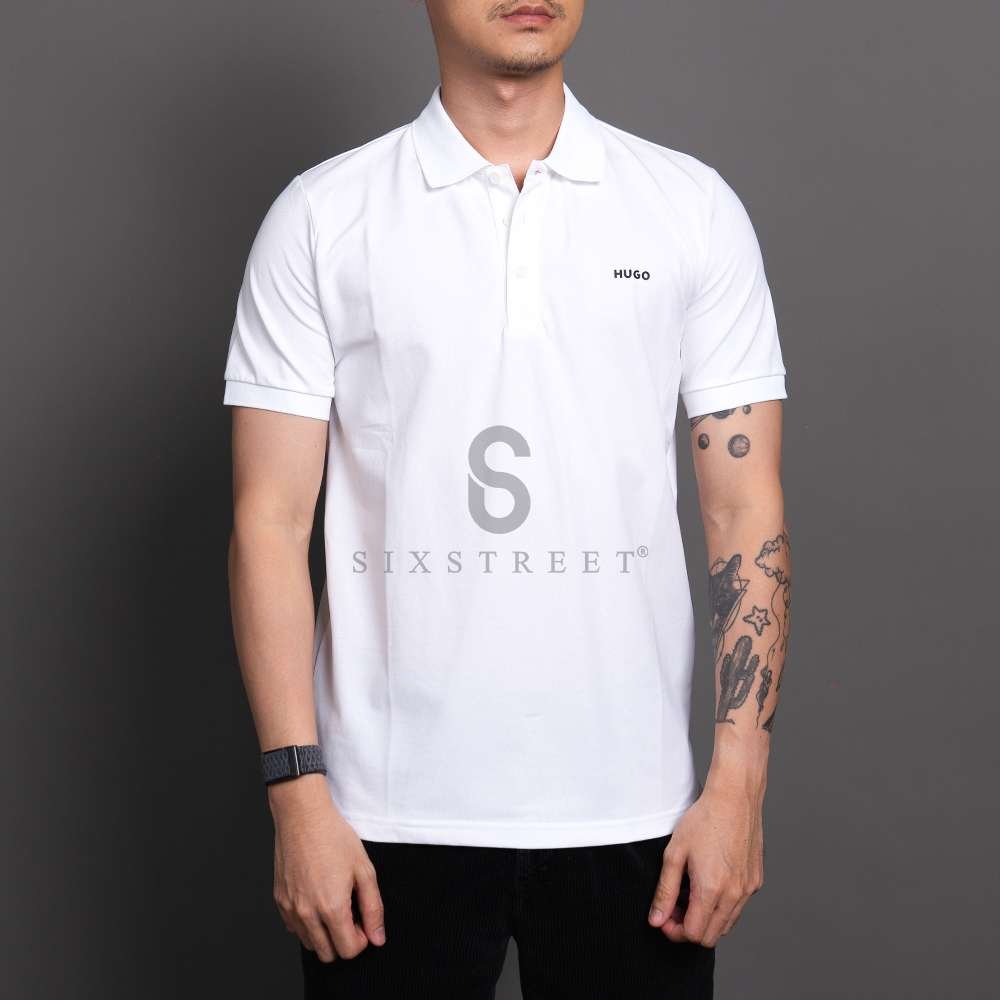 HUGO BOSS Basic Polo in White