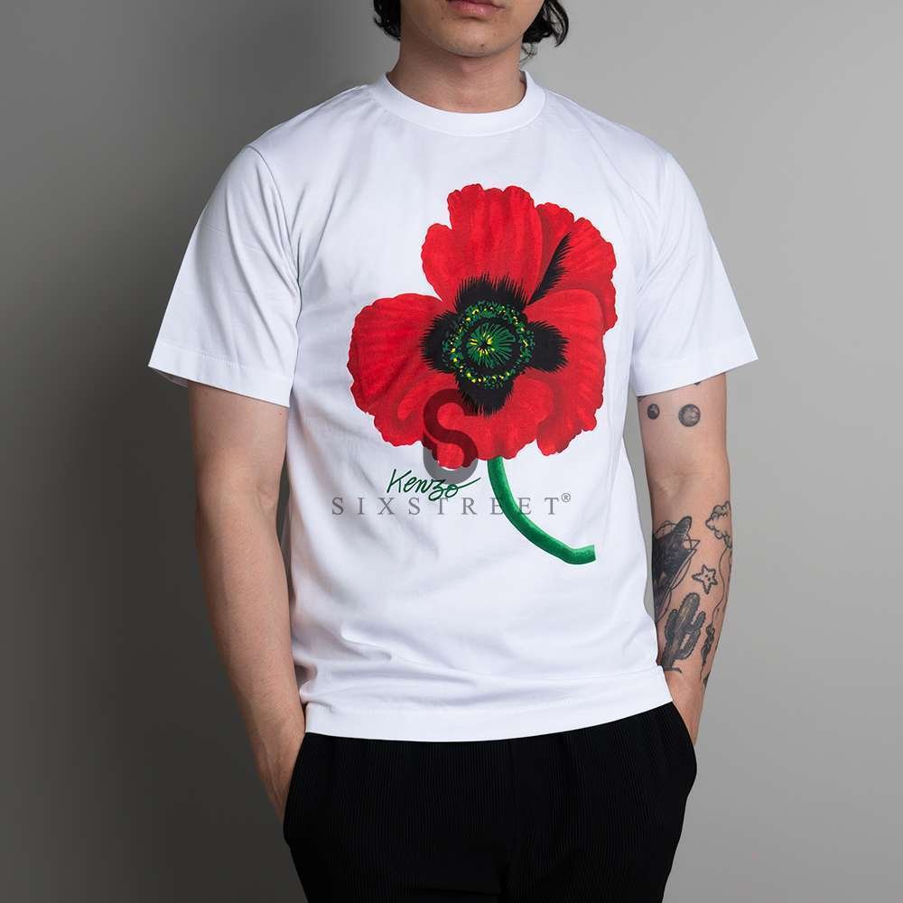 KENZO Tee Poppy White