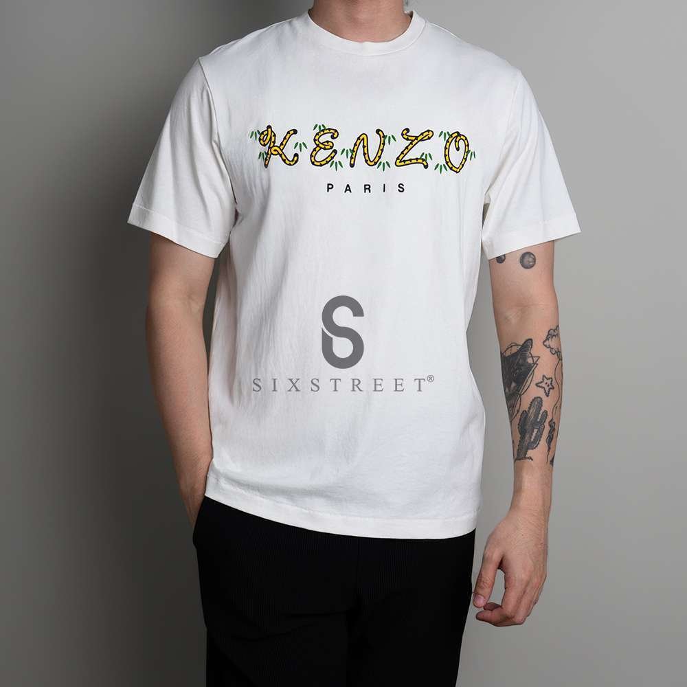 KENZO Tee Nigo Tiger White