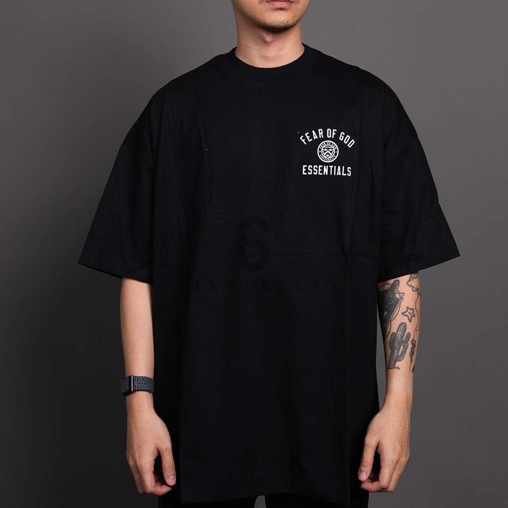 ESSENTIAL Tee Jersey Black FW24