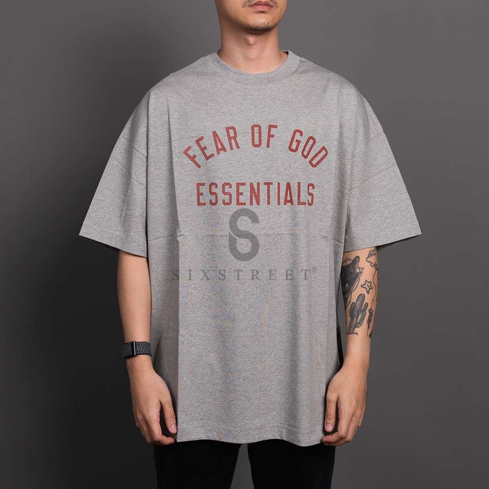 ESSENTIAL Tee Jersey Dark Heather
