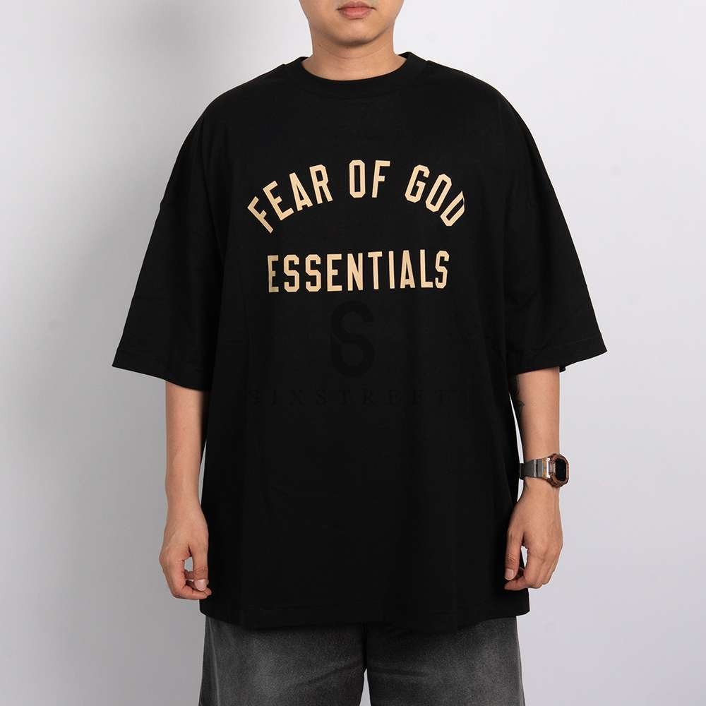 ESSENTIAL Tee Jersey Black