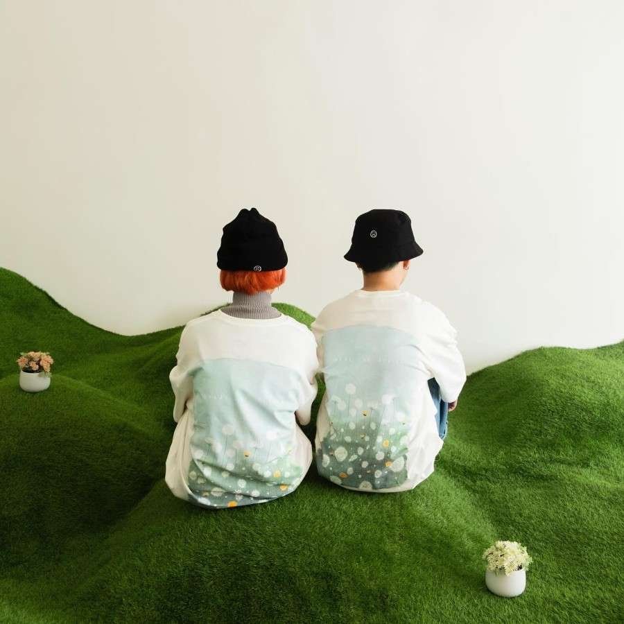 FAITH FADE Tee Daendelions Broken White