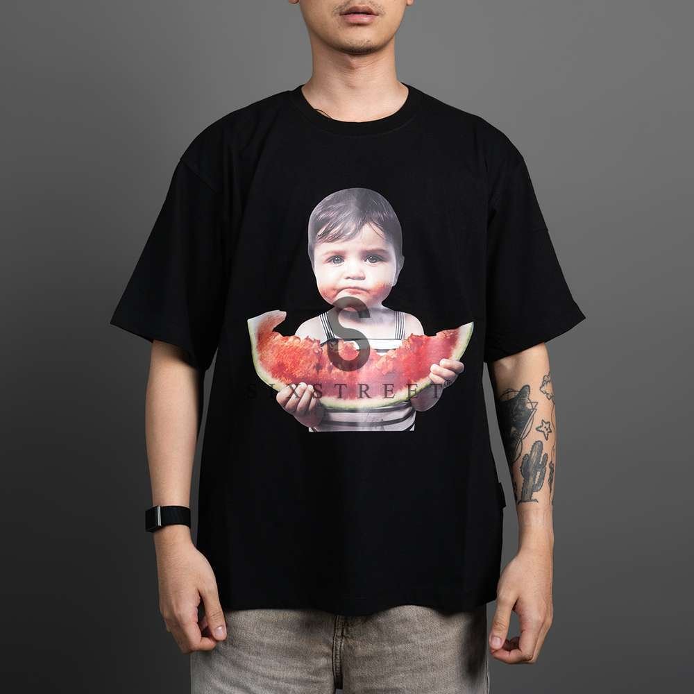 ADLV Tee Baby Face Watermelon Black