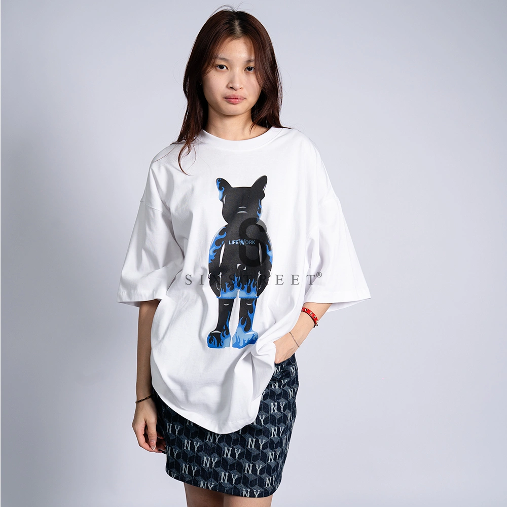 LIFEWORK Tee Flame Figure White