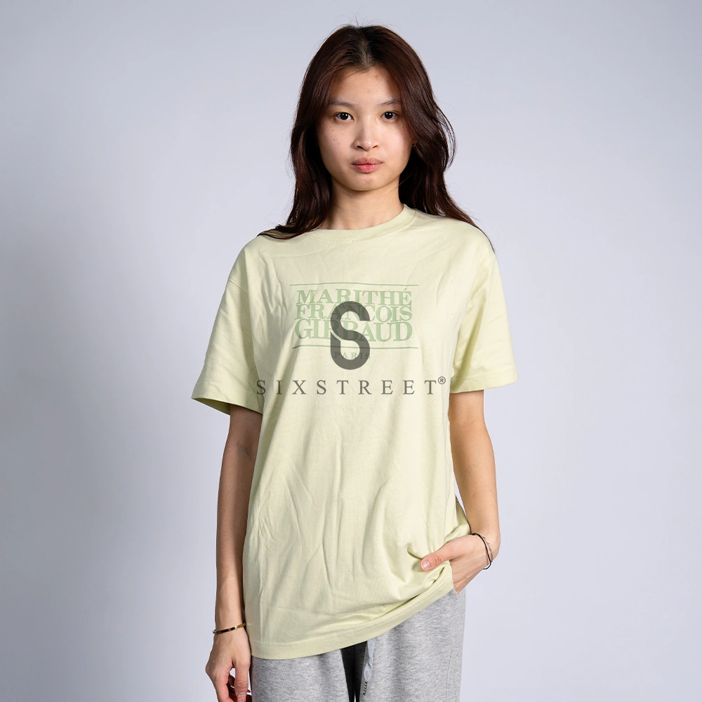 MARITHE Tee Classic Logo Light Green